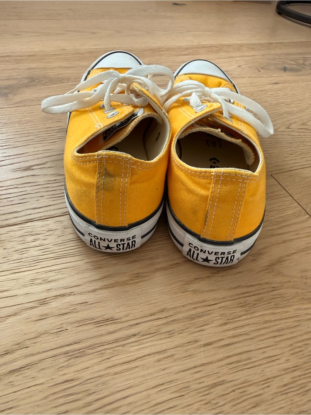 Yellow Converse Canvas Low-Top Sneakers - Picture 5 of 9
